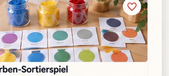 Farben-Sortierspiel – Spielidee
